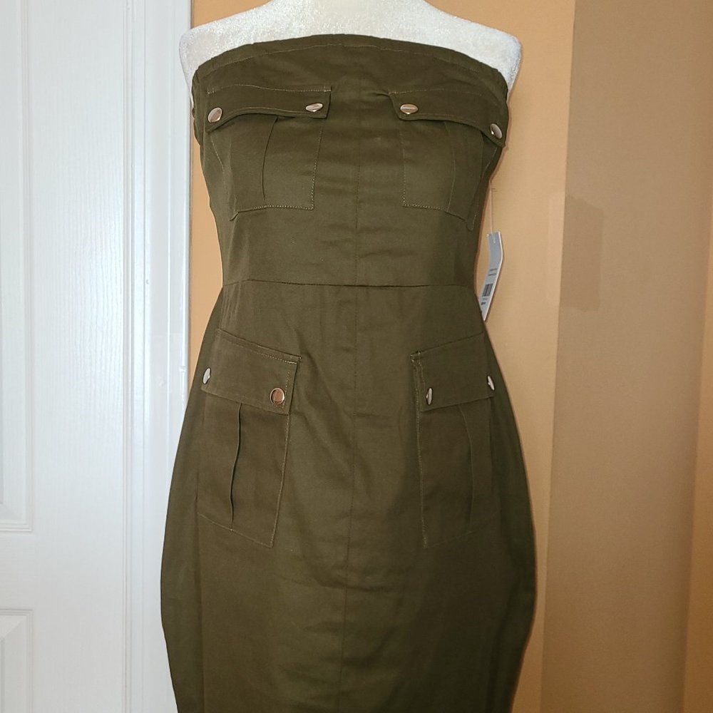 Strapless dress